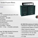 Gemsound Combo 70 karaoke PA mixer  with speakers