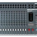 Spirit professional 12 channel console mixer with echo
