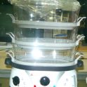 Hanabishi 3 layer Food Steamer with Keep warm function