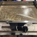 Counter Top Flat Fryer for Burger Patties - LPG powered