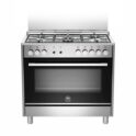 LA Germania 90 cm 5 gas + 1 electric Hotplate + 1 gas oven- stainless deluxe
