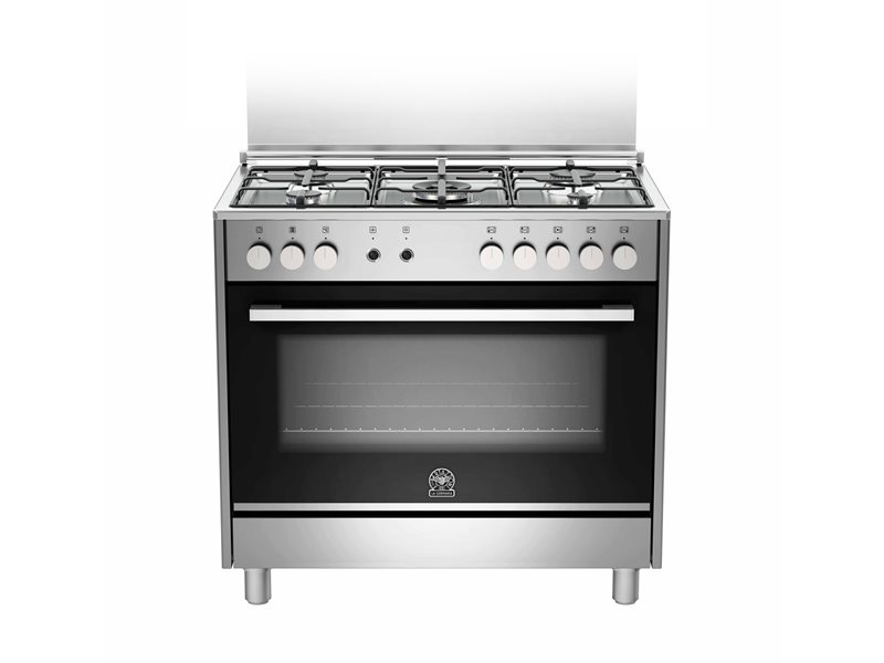LA Germania 90 cm 5 gas + 1 electric Hotplate + 1 gas oven- stainless deluxe