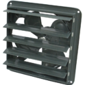 3D Industrial Exhaust Fan with Shutter