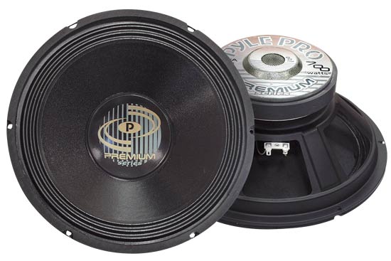 Pyle Professional Premium PA woofer -12" Diameter - 700 watts Peak - 200 watts RMS - Image 2