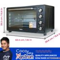 Astron 65 Liter Electric Convection Oven with Rotiserrie and Built in Lamp