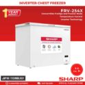 Sharp 9 cuft Inverter Chest Freezer - dual function - Freezer or Chiller