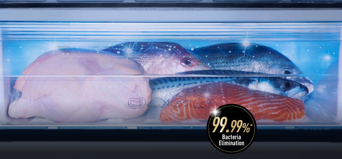 Panasonic 10.2 cuft 2 door Bottom Freezer Econavi Inverter no frost refrigerator - BLACK GLASS FINISH - Image 3