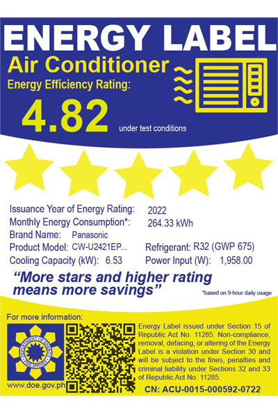 Panasonic 2.5 hp window inverter aircon - Image 4