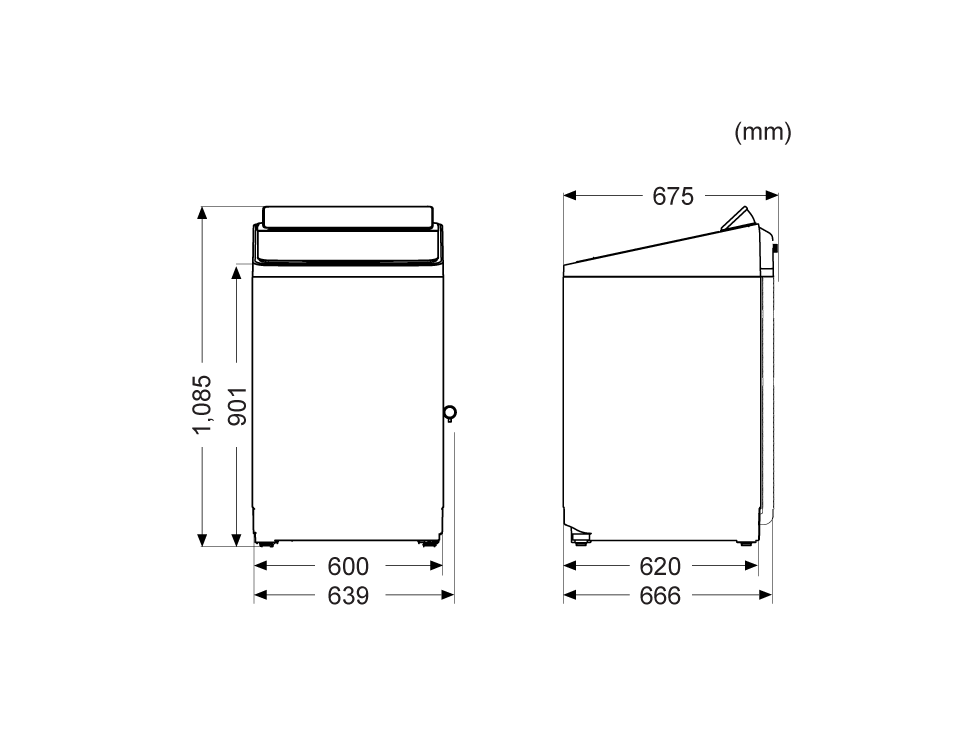 Panasonic 14.5kg Fully Automatic Inverter Washing Machine - Top Load - Image 2