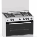 La Germania 4 Gas + 1 Electric Plate + 1 Gas Oven + 1 Gas Grill with Rotiserrie - Stainless Steel