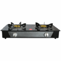 3D 2 burner gas stove Glass Top