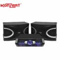 KONZERT KCS-312 BLUETOOTH MICROCOMPONENT WITH 2 SPEAKER & 2 WIRELESS MIC