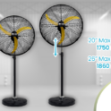 Kolin 26 Inch Industrial Inverter Stand Fan