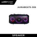 DB Audio by Astron AURABEATS306 Portable Bluetooth Speaker- Rechargeable | 1 Free Wired Mic | Outdoor or Karaoke Use | 750W | 6" + 3" x 2 Woofer
