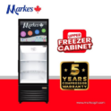 Markes 8 cuft Show Case Chiller with Top Freezer