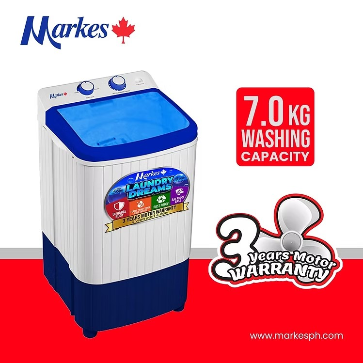 Markes 7 kg Single Tub Washing Machine